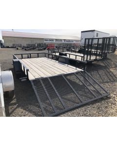 Rugged 7'x14' Utility w/Ramp *Painted Frame*