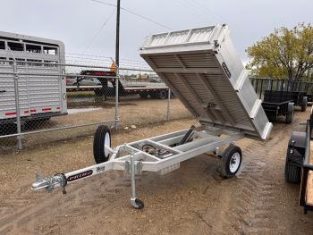 Primo 2024 4.5'x8' Aluminum Dump Trailer | Single Axle