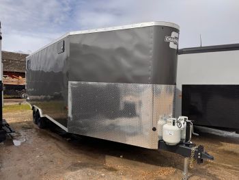 Charmac 2026 26' Snow Sport Powersport Trailer | Tandem Axle 7K, Insulated White Wall Panels, Rubber Floor