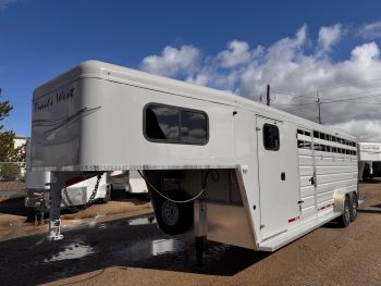 Trails West 2024 Santa Fe 2024 Super Tack Stock Combo | Tandem Axles 14K, Convenience Package