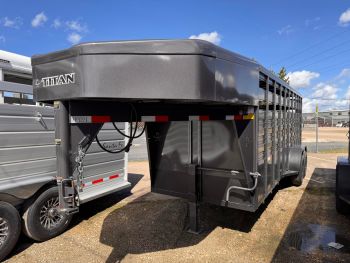 Titan 2026 Challenger 6'x20' Basic Stock Trailer | Tandem 7K Axles