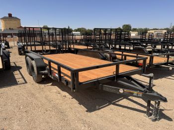 Dutton 2026 6'x14' Utility Trailer | Tandem Axle 7K, LED Lights, Ramp Gate