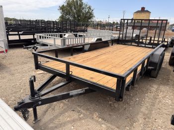 Dutton 2026 6'x16' Utility Trailer | Tandem Axle 7K, LED Lights, Ramp Gate