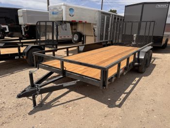 Dutton 2026 6'x16' Utility Trailer | Tandem Axle 7K, LED Lights, Ramp Gate